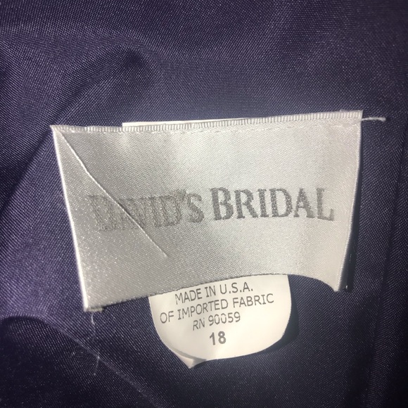 Briadsmaid dress-purple. Size 18. Worn once. - Picture 1 of 3